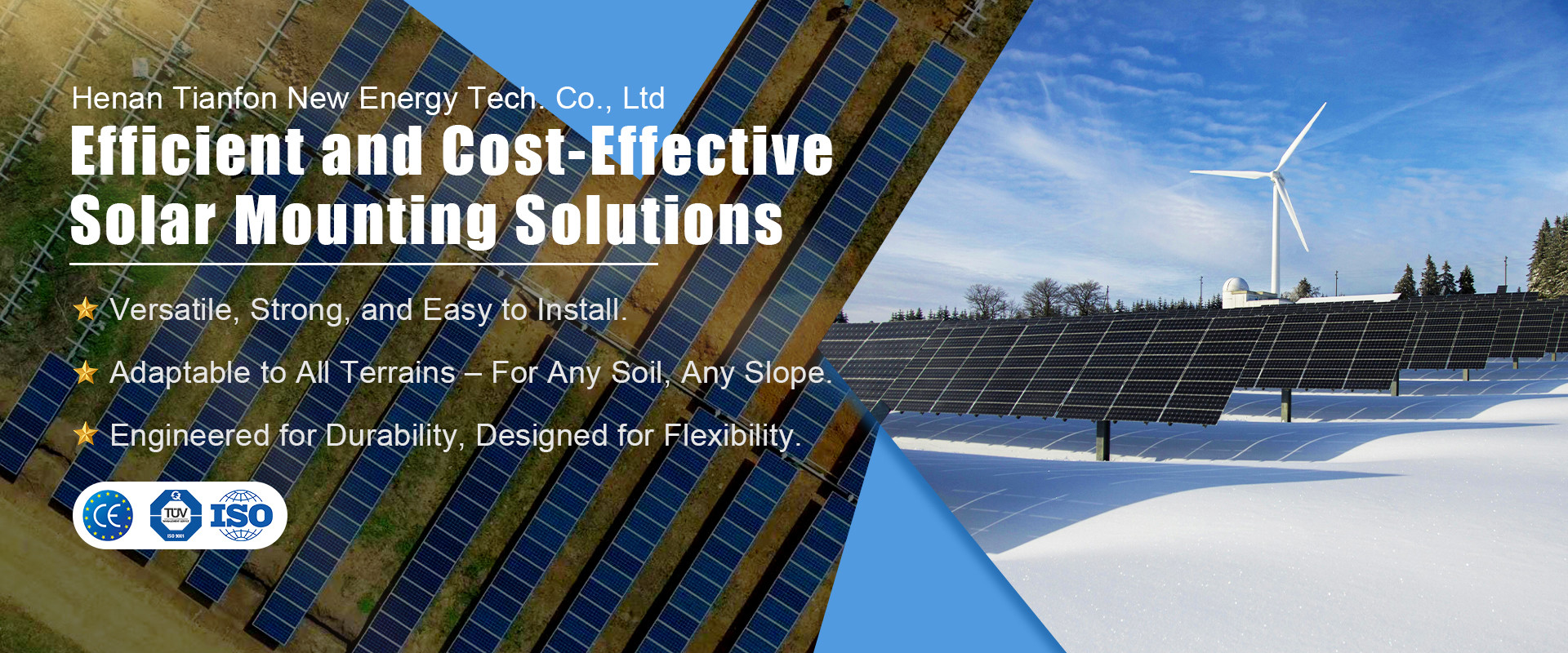 Kalite Solar Panel Ground Mounting Systems Fabrika