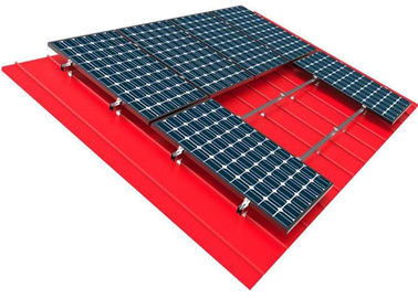 İyi bir fiyat. 10kw Solar Panel Roof Mounting Systems Pitched Corrugated Trapezoidal Standing Seam PV Structure çevrimiçi