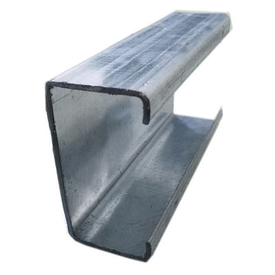 İyi bir fiyat. Q235 Q345 Galvanized Steel Channel Sections For Mounting Stand Racking Brackets çevrimiçi