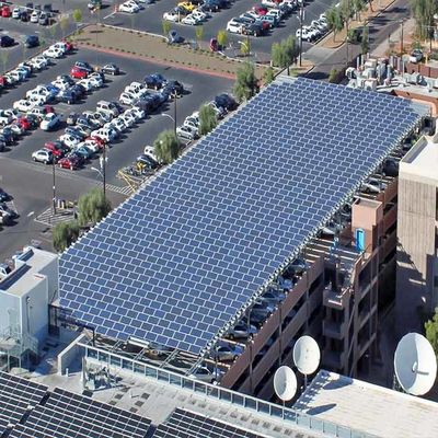 İyi bir fiyat. 1.4KN/M2 Max. Snow Load Stainless steel SS304 Hot Galvanized Steel Solar PV Carport çevrimiçi