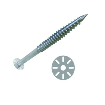 İyi bir fiyat. Q235 Galvanized Steel 76mm Helical Earth Anchor Ground Screw Piles çevrimiçi