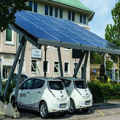 İyi bir fiyat. 5deg 10deg 15deg Anodized Aluminum Carport Solar Systems For Landscape çevrimiçi