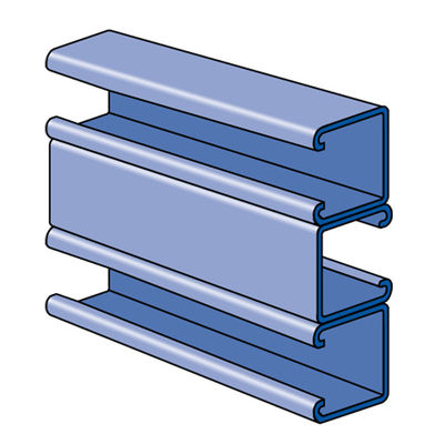 İyi bir fiyat. Q235B Q345B Galvanized Steel C Channel For PV Systems çevrimiçi