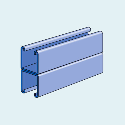 İyi bir fiyat. Rust Proof Anodized Aluminum Extrusion Rail For PV Mounting System çevrimiçi