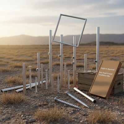 İyi bir fiyat. Gerekli Yükseklik Güneş Paneli Yer Temelli Montaj Kitsleri Sınırsız Derinlik Sağlayan Özel Yükseklik Düzenlemeleri ve Güvenli Yer Temelli çevrimiçi