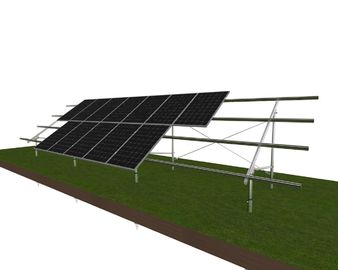 İyi bir fiyat. Open Field Ground Mounted Solar PV Systems Screw Foundation 60m/S Wind Speed Silver çevrimiçi