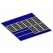 İyi bir fiyat. Corrugated Metallic Tile Roof Solar Mounting System Standing Seam Trapezoidal Lysaght Aluminum çevrimiçi