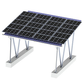 İyi bir fiyat. Ground Residential Solar Carport Kit Steel Brackets Concrete Block Foundation çevrimiçi