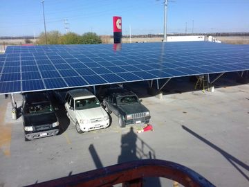 İyi bir fiyat. Adjustable Solar Panel Parking , Anodized Aluminum Residential Solar Carport Kit çevrimiçi