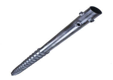 İyi bir fiyat. Anti - Corrosion Ground Screw Piles 1800L*76Dmm Hot Dipped Galvanized Spiral Shape çevrimiçi