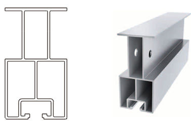 İyi bir fiyat. Customized Size Aluminum Slotted Rail Roof Open Field Anodized Surface Treatment çevrimiçi