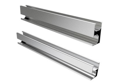İyi bir fiyat. Silver Aluminum Slotted Rail For Solar Energy System Roof Ground Project çevrimiçi