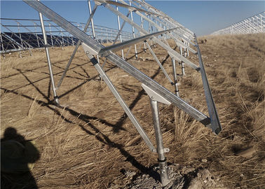İyi bir fiyat. Metal Solar Panel Ground Mounting Systems PV Concrete Foundation Corrosion Resistance çevrimiçi
