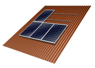 İyi bir fiyat. Home Solar Panel Roof Mounting Systems 10-60° Tilt Angle Anodized Anti - Corrosive çevrimiçi