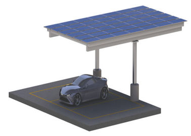 İyi bir fiyat. Galvanized Residential Solar Carport Structures , On Off Grid Solar Power Parking Lot çevrimiçi