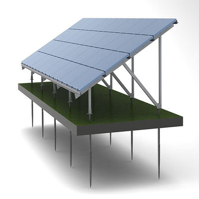İyi bir fiyat. Screw Pile Solar Panel Ground Mounting Systems Wide Application çevrimiçi
