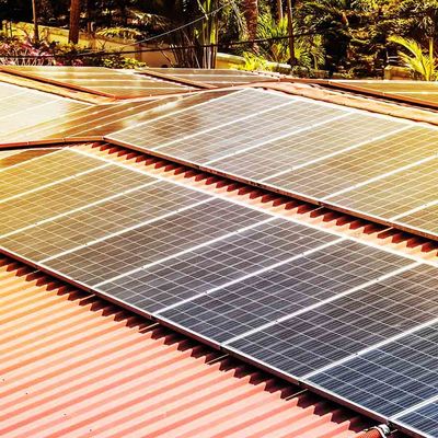 İyi bir fiyat. HDG Solar Panel Roof Mounting Systems Customized Color Stainless Steel 304 Home Building çevrimiçi