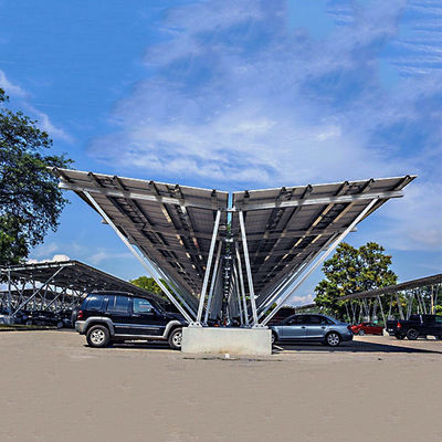 İyi bir fiyat. Customized PV Carport Solar Systems Mounting Bracket Open Ground Anti - Corrosion çevrimiçi