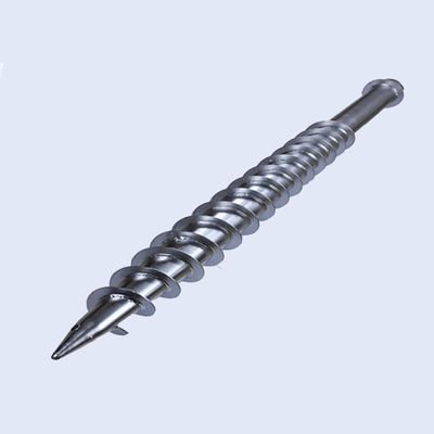 İyi bir fiyat. Silver Ground Screw Piles Q235 Galvanized Steel 76MM Helical Earth Anchor çevrimiçi