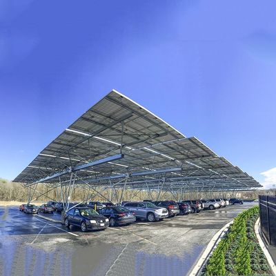 İyi bir fiyat. 10KW 30KW Hot Galvanized Steel Solar PV Carport çevrimiçi