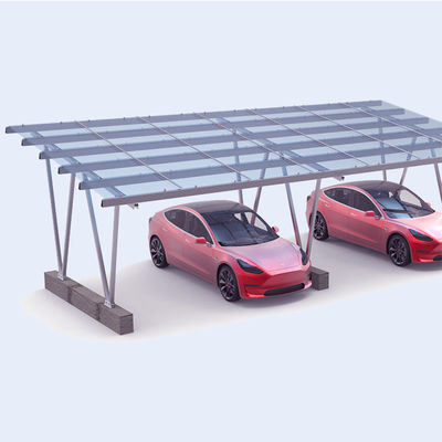 İyi bir fiyat. Residential Carport Solar Systems Aluminum Alloy  PV Panel Support System 130mph Wind Load Custom Size Car Shed Parking çevrimiçi