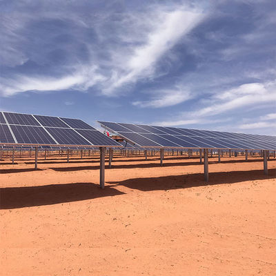 İyi bir fiyat. 60m/S Photovoltaic Array Solar Panel Ground Mounting Systems çevrimiçi