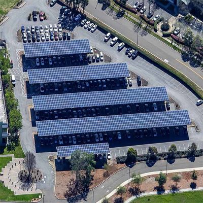 İyi bir fiyat. Frameless Panel Open Ground Q345 6063 PV Mounting Systems For Carport çevrimiçi