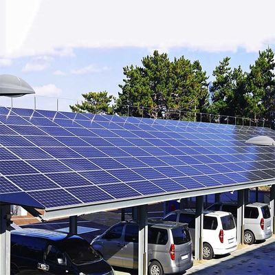 İyi bir fiyat. Galvanized Anodized Solar PV Panel Car Parking Racks çevrimiçi