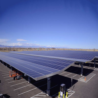 İyi bir fiyat. Waterproof Anodized Galvanized Open Ground Solar Carport Structures çevrimiçi