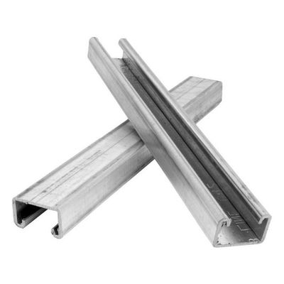 İyi bir fiyat. Building or Construction HDG Perforated Galvanized U Channel, PV Mounting Structure Cold Formed Channel for Solar System çevrimiçi