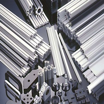 10-12um Aluminum Slotted Rail Extruded Roof Mounting Stucture Silver Anodizing 6005-T5 Solar Support Brackets