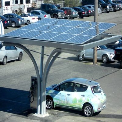 İyi bir fiyat. Open Ground Waterproof Anodized Galvanized Solar Carport Structures çevrimiçi