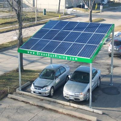 İyi bir fiyat. Width 2.5~3m Residential Module Mounting Brackets Structure Carport Solar Power Parking Lot çevrimiçi