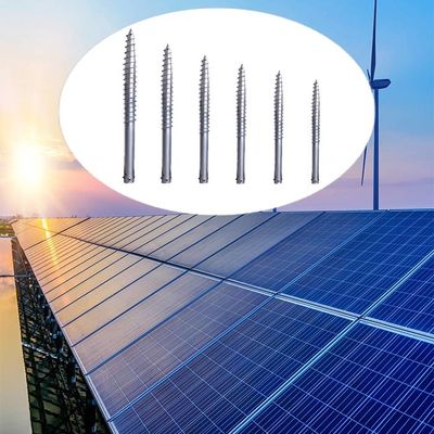 İyi bir fiyat. Hot Dip Galvanized Ground Screw Piles 2.75mm 3mm 3.5mm Thickness çevrimiçi