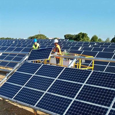 İyi bir fiyat. Hot Dip Galvanizing & Anodized PV Ground Support Systems 10-60 Degrees çevrimiçi