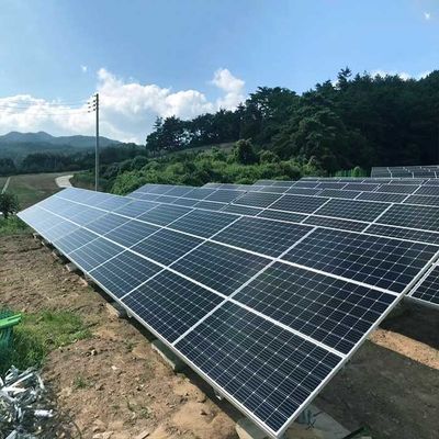 İyi bir fiyat. Metal Galvanized Base PV Mounting Structures Ground Mounted çevrimiçi