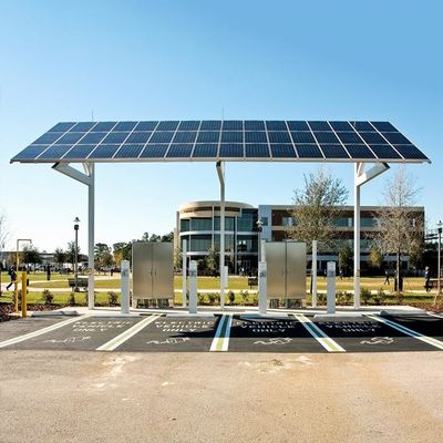 İyi bir fiyat. Flexible 5deg-15deg 2.5~3m Width Single Multi Carport Solar Systems çevrimiçi