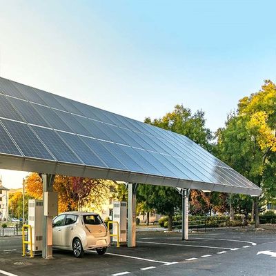 İyi bir fiyat. 10KW 30KW Landscape Carport Solar Systems 42m/s Max Wind Speed çevrimiçi