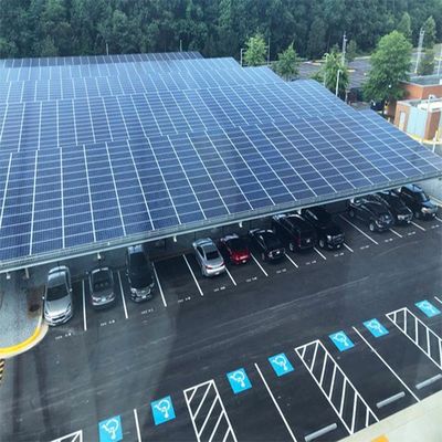 İyi bir fiyat. Flexible 20KW Galvanized Steel Solar PV Mounting Structure SGS For Carport çevrimiçi