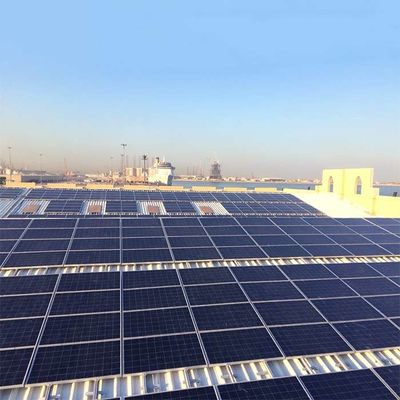 İyi bir fiyat. 60deg Roof 0.5mm Solar PV Mounting Systems Wind Load 130mph çevrimiçi