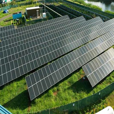 İyi bir fiyat. 50deg Q235B Q345B Solar Panel Ground Mounting Systems çevrimiçi