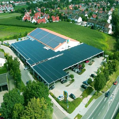 İyi bir fiyat. Versatile Q235B Q345B HDG Steel Carport Solar Systems çevrimiçi