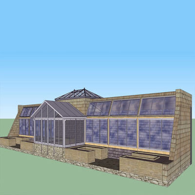 İyi bir fiyat. Galvanized Anodized Greenhouse Solar Panel Roof Racking System çevrimiçi