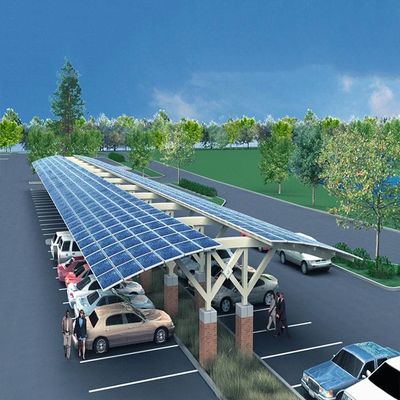 İyi bir fiyat. Solar Parking Lot Anodized Aluminum PV Mounting Structures çevrimiçi