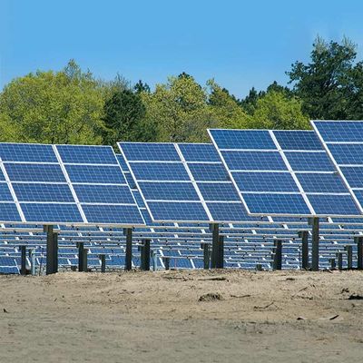 İyi bir fiyat. Ground Mounting Galvanized Q235B Q345B On Off Grid Solar Panel Brackets çevrimiçi