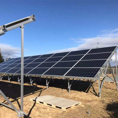 İyi bir fiyat. Hot Dip Galvanized Q235B / Q345B steel photovoltaic mounting system solar ground mounting bracket çevrimiçi