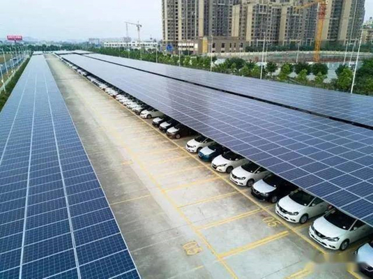 İyi bir fiyat. Original Carbon Steel Waterproof Solar Carport Mounting System çevrimiçi