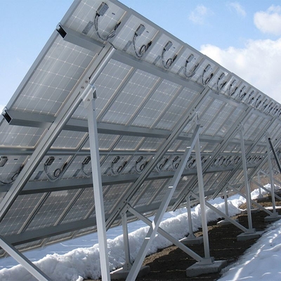İyi bir fiyat. Hot Dip Galvanized Steel Aluminum CY Solar Photovoltaic Ground Mounting System çevrimiçi