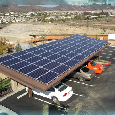 İyi bir fiyat. Aluminium Carport Solar Racking Ground Mounted Solar structure carport solar mounting system çevrimiçi